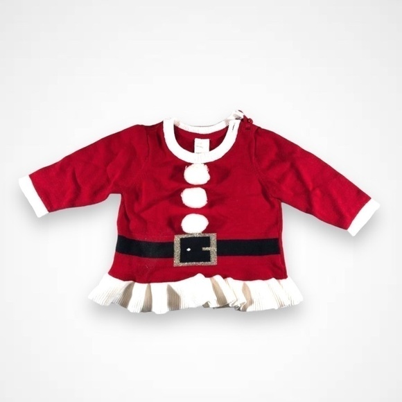 H&M  Red Long Sleeve Christmas Sweater - Picture 1 of 5